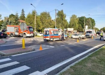 19.09.2020. Stopnica. Wypadek na drodze krajowej nr 73 / Policja