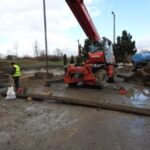 12.09.2020. Słupia. Budowa oczyszczalni ścieków / UMiG Pacanów