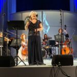 13.09.2020. Busko-Zdrój. BSCK. Koncert „Buscy artyści dla Krystyny Jamroz”. Na zdjęciu: Roma Owsińska – sopran / Dorota Klusek / Radio Kielce