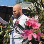 05.09.2020. Sandomierz. Narodowe Czytanie. Na zdjęciu: Dominik Płaza - dyrektor Muzeum Okręgowego w Sandomierzu / Grażyna Szlęzak-Wójcik / Radio Kielce