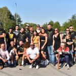 12.09.2020 Końskie. Ekipa Rap Lokal oraz poseł Mariusz Gosek i Piotr Kisiel - kielecki radny  / Magdalena Galas-Klusek / Radio Kielce