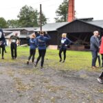 26.09.2020 Maleniec. III Bieg Rolnika. Na zdjęciu (z lewej): Artur Konarski - radny Sejmiku Województwa / Magdalena Galas-Klusek / Radio Kielce