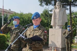 13.09.2020. Wąchock. Uroczystości upamiętniające żołnierzy ze Świętokrzyskich Zgrupowań Partyzanckich „Ponury - Nurt” / Anna Głąb / Radio Kielce