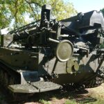 21.09.2020 Skarżysko. Muzeum im. Orła Białego. Wyrzutnia rakiet taktycznych 2P16 Łuna / Anna Głąb / Radio Kielce