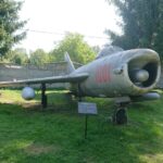 21.09.2020 Skarżysko. Muzeum im. Orła Białego. Myśliwiec przechwytujący MIG-17PF / Anna Głąb / Radio Kielce