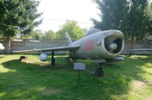 21.09.2020 Skarżysko. Muzeum im. Orła Białego. Myśliwiec przechwytujący MIG-17PF / Anna Głąb / Radio Kielce