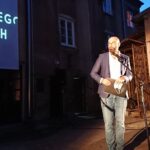 19.09.2020. Kielce. Pożegnanie siedziby Teatru im. Stefana Żeromskiego. Na zdjęciu: Michał Kotański - dyrektor Teatru im. Stefana Żeromskiego / Michał Kita / Radio Kielce