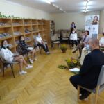 04.09.2020. Jędrzejów. Narodowe Czytanie w Miejsko-Gminnej Biblioteki Publicznej w Jędrzejowie / Ewa Pociejowska-Gawęda / Radio Kielce