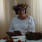 04.09.2020. Jędrzejów. Narodowe Czytanie w Miejsko-Gminnej Biblioteki Publicznej w Jędrzejowie. Na zdjęciu: Teresa Dudek - sołtys wsi Diament / Ewa Pociejowska-Gawęda / Radio Kielce