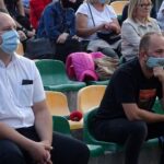 05.09.2020 Jędrzejów. Festiwal Sztuk im. Ludwika Paka. Na zdjęciu (po lewej): Marcin Piszczek - burmistrz Jędrzejowa / Ewa Pociejowska-Gawęda / Radio Kielce