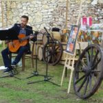 06.09.2020. Leśnica. Koncert charytatywny dla Ani Sosnowskiej. Na zdjęciu: dr hab. Wojciech Daszkiewicz / Ewa Pociejowska-Gawęda / Radio Kielce