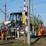 08.09.2020. Skroniów. Zamknięty przejazd kolejowy / Grzegorz Wileczek