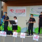 10.09.2020. Jędrzejów. IV Powiatowy Dzień Godności Osób z Niepełnosprawnością Intelektualną. Na zdjęciu: zespół „Grześki” / Ewa Pociejowska-Gawęda / Radio Kielce