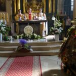 13.09.2020. Jędrzejów. Dożynki. Msza święta w kościele Św. Trójcy / Ewa Pociejowska-Gawęda / Radio Kielce