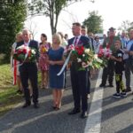 13.09.2020. Miąsowa. Odsłonięcie obelisku ku czci Zdzisława Gintera ps. Grom i Zdzisława Kajderowicza ps. Ryszard / Ewa Pociejowska-Gawęda / Radio Kielce