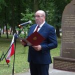 17.09.2020 Oksa. Uroczystości 81. rocznicy sowieckiej agresji na Polskę. Na zdjęciu: Tadeusz Soboń, wójt gminy Oksa / Ewa Pociejowska-Gawęda / Radio Kielce