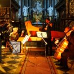 23.09.2020 Jędrzejów. Koncert XXVI Międzynarodowego Festiwalu Muzyki Organowej i Kameralnej. Kwartet smyczkowy Orkiestry im. Georga Philippa Telemana / Ewa Pociejowska-Gawęda / Radio Kielce