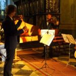 23.09.2020 Jędrzejów. Koncert XXVI Międzynarodowego Festiwalu Muzyki Organowej i Kameralnej. Kwartet smyczkowy Orkiestry im. Georga Philippa Telemana / Ewa Pociejowska-Gawęda / Radio Kielce