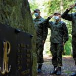 03.09.2020 Kajetanów, Wykus. Terytorialsi odwiedzają miejsca pamięci / st. szer. OT Daniel WOŚ / ŚBOT