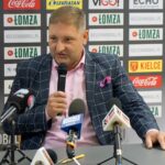 03.09.2020. Kielce. Konferencja klubu Łomża Vive Kielce, podczas której przedstawiono nowych sponsorów. Na zdjęciu: Bartłomiej Wiatrowski - dyrektor ds. promocji i wizerunku marki Lewiatan / Piotr Kwaśniewski / Radio Kielce