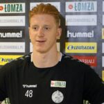 03.09.2020. Kielce. Konferencja klubu Łomża Vive Kielce, podczas której przedstawiono nowych sponsorów. Na zdjęciu: Tomasz Gębala / Piotr Kwaśniewski / Radio Kielce