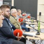 06.09.2020 Kielce. Studio polityczne. Na zdjęciu (od lewej): Marek Kwitek - PiS, Michał Sokolnicki – Konfederacja, Czesław Siekierski - PSL i Jan Maćkowiak - PO / Karol Żak / Radio Kielce