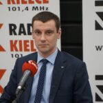 13.09.2020 Kielce. Studio Polityczne Radia Kielce. Na zdjęciu Dawid Lewicki - Konfederacja Partia KORWIN / Aneta Cielibała-Gil / Radio Kielce