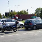 14.09.2020. Kielce. Wypadek na skrzyżowaniu ulic Seminaryjskiej i Tarnowskiej / Piotr Kwaśniewski / Radio Kielce