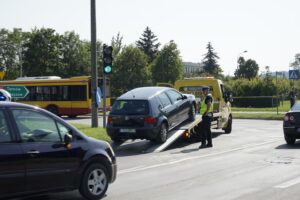 14.09.2020. Kielce. Wypadek na skrzyżowaniu ulic Seminaryjskiej i Tarnowskiej / Piotr Kwaśniewski / Radio Kielce