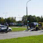 14.09.2020. Kielce. Wypadek na skrzyżowaniu ulic Seminaryjskiej i Tarnowskiej / Piotr Kwaśniewski / Radio Kielce