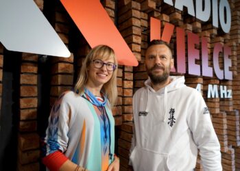 16.09.2020. Kielce. Na zdjęciu (od lewej): Marta Szydłowska - psycholog i Alan Mazur - instruktor karate / Piotr Kwaśniewski / Radio Kielce