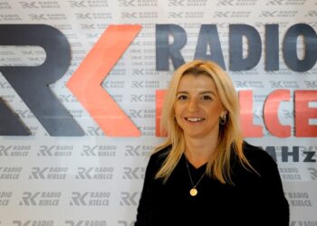 27.09.2020. Polonijne Radio Kielce. Na zdjęciu: Marta Kantorowicz / Piotr Kwaśniewski / Radio Kielce