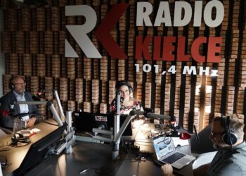 24.09.2020 Radio Kielce. Punkty Widzenia. Na zdjęciu (od lewej): profesor Marek Jóźwiak -  Uniwersytet Jana Kochanowskiego, Magdalena Sitek - Radio Kielce, Wojciech Gwizdak - architekt / Dionizy Krawczyński / Radio Kielce