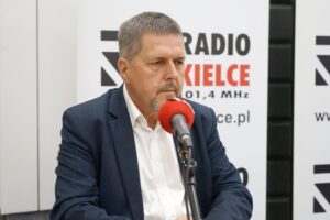 27.09.2020 Kielce. Studio Polityczne Radia Kielce. Na zdjęciu: Jarosław Karyś - Prawo i Sprawiedliwość / Karol Żak / Radio Kielce