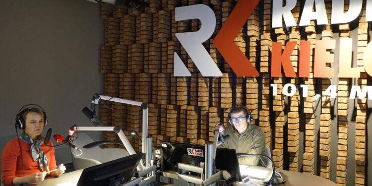 30.09.2020 Radio Kielce. Punkty Widzenia. Na zdjęciu (od lewej): dr Magdalena Piłat-Borcuch - socjolog z Uniwersytetu Jana Kochanowskiego w Kielcach, Michał Kita - dziennikarz Radia Kielce / Dionizy Krawczyński / Radio Kielce