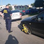 23.09.2020 Kielce. Happening „Dzień bez samochodu na chodniku” / Iwona Murawska / Radio Kielce