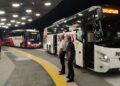 01.09.2020. Kielce. Dworzec autobusowy - pierwsze odjazdy autobusów. Neobus / Zarządu Transportu Miejskiego w Kielcach
