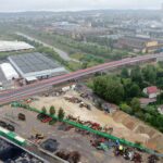 01.09.2020 Kielce. Rozbudowa ulicy Olszewskiego. Nowy wiadukt nad torami / Jarosław Kubalski / Radio Kielce