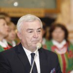 02.09.2020 Święty Krzyż. Podpisanie umowy na rozbudowę osady średniowiecznej w Hucie Szklanej. Na zdjęciu: Andrzej Bętkowski - marszałek województwa / Jarosław Kubalski / Radio Kielce