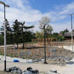 03.08.2020. Pacanów. Budowa Parku Bajki / Marta Gajda / Radio Kielce