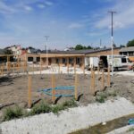 03.08.2020. Pacanów. Budowa Parku Bajki / Marta Gajda / Radio Kielce