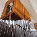 09.09.2020. Busko-Zdrój. organy parafialne w kościele św. Brata Alberta w Busku-Zdroju / Marta Gajda / Radio Kielce