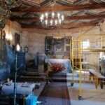 13.09.2020 Chotelek Zielony. Zabytkowy kościółek św. Stanisława - prace modernizacyjne / Marta Gajda / Radio Kielce