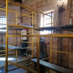 13.09.2020 Chotelek Zielony. Zabytkowy kościółek św. Stanisława - prace modernizacyjne / Marta Gajda / Radio Kielce