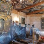 13.09.2020 Chotelek Zielony. Zabytkowy kościółek św. Stanisława - prace modernizacyjne / Marta Gajda / Radio Kielce