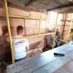 13.09.2020 Chotelek Zielony. Zabytkowy kościółek św. Stanisława - prace modernizacyjne / Marta Gajda / Radio Kielce