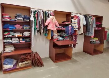 16.09.2020. Kazimierza Wielka. Magazyn pomocy rzeczowej / Marta Gajda / Radio Kielce