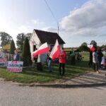 17.09.2020 Sielec Biskupi. Protest przeciwko budowie biogazowni / Marta Gajda / Radio Kielce