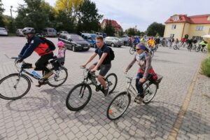 20.09.2020. Busko-Zdrój. Rajd rowerowy "Rowerem przez Busko" / Marta Gajda / Radio Kielce