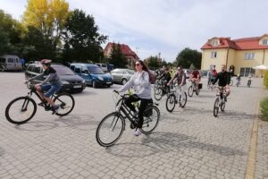 20.09.2020. Busko-Zdrój. Rajd rowerowy "Rowerem przez Busko" / Marta Gajda / Radio Kielce